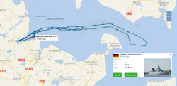 German Warships Exercise, <br>Kiel, Germany - 20 September 2022